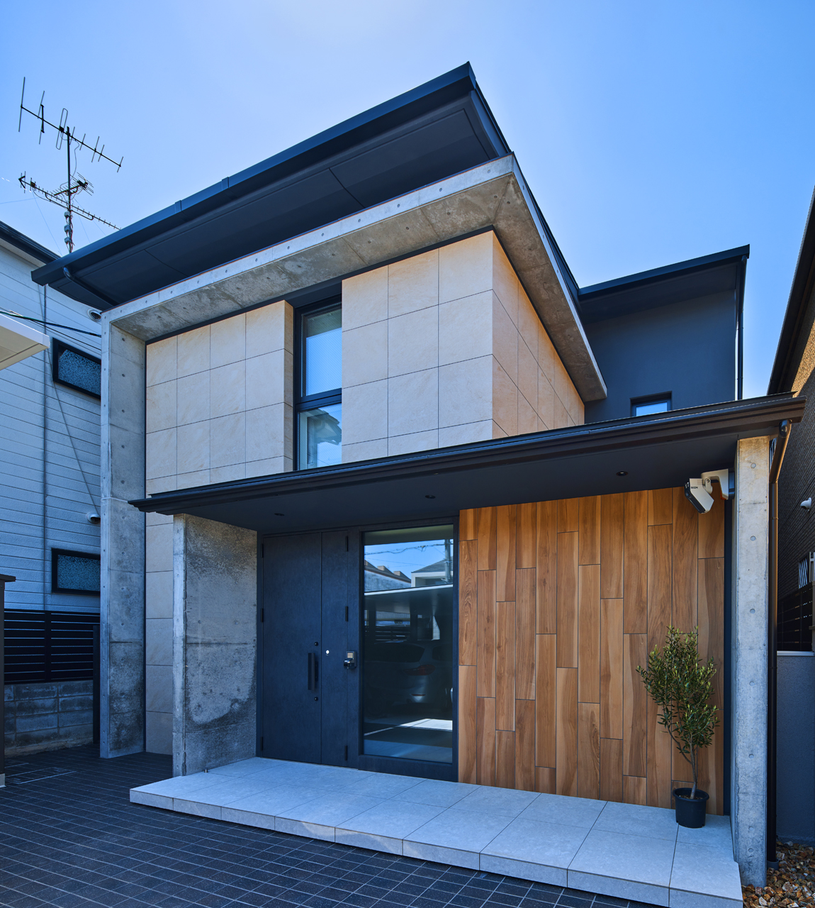 構造美を描く、RC住宅
